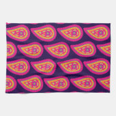 カラフルペイズリー キッチンタオル (横)