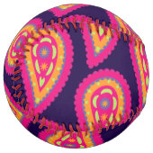 カラフルペイズリー ソフトボール (正面左)