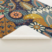 カラフルペイズリー:フローラインディアン。 シェルパブランケット (3/4)