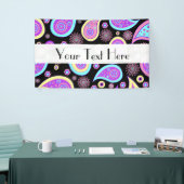 カラフルペイズリー、ペイズリーパターン、ペルシャペイズリー 横断幕 (トレードショー)