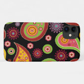 カラフルペイズリー、ペイズリーパターン、ペルシャペイズリー Case-Mate iPhoneケース (裏面(横))