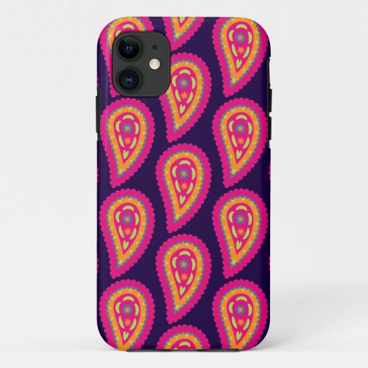 カラフルペイズリー Case-Mate iPhoneケース (裏面)
