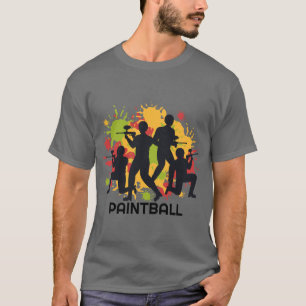 カラフルペイントボールシーン Tシャツ