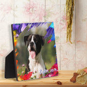 カラフルペイント ブラシストローク フォトフレーム プレート フォトプラーク