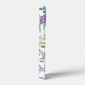 カラフルペンギン鳥デザイン Case-Mate iPhoneケース (裏面 / 右)