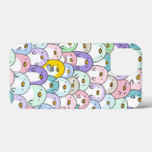 カラフルペンギン鳥デザイン Case-Mate iPhoneケース (裏面 (横))