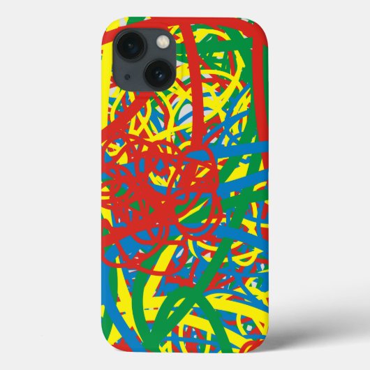 カラフルホットメッ数々のスブラスト色の虹 Case-Mate iPhoneケース (裏面)