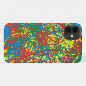 カラフルホットメッ数々のスブラスト色の虹 Case-Mate iPhoneケース (裏面(横))