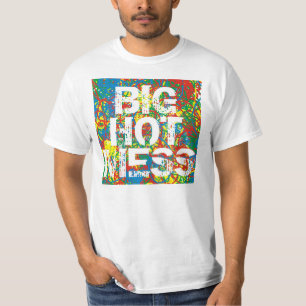 カラフルホットメッ数々のスブラスト色の虹 Tシャツ