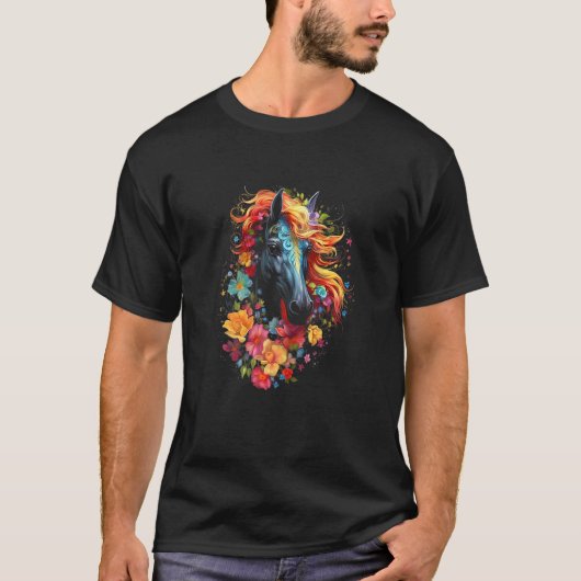 カラフルホース3 Tシャツ (正面)