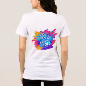 カラフルホーリー婦人Tシャツ トライブレンドTシャツ (裏面)
