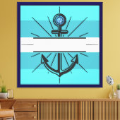 カラフルボタン付きカスタマイズいかりCanvas Prin キャンバスプリント (インサイチュ (リビング))