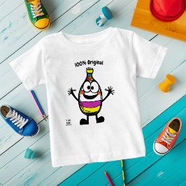 カラフルボトルキャラクター - 楽しくカスタマイズ可能 ベビーTシャツ
