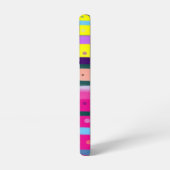 カラフルボヘミアン抽象芸術アート SAMSUNG GALAXYケース (左側面)