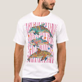 カラフルボホドルフィントリオ Tシャツ (正面)