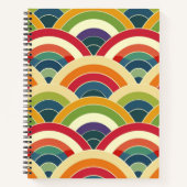 カラフルボホレインボー ノートブック (正面)