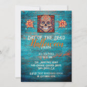 カラフルボーホー ハロウィン 死者の日 招待状 (正面)