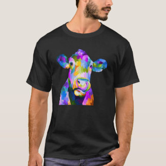 カラフルポップカウ Tシャツ