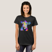 カラフルポップカウ Tシャツ (正面フル)