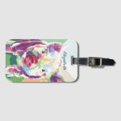 カラフルポップ・アートのArtピグパーソナライズされたラゲージタグ ラゲッジタグ (正面横)