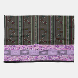 カラフルポーカドサークルのキッチンハンドタオル キッチンタオル