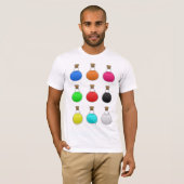 カラフルポーション メンズTシャツ Tシャツ (正面フル)