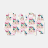 カラフルマカロンと花水彩模様 フェイバーボックス (折り畳みなし)