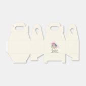 カラフルマカロンと花水彩 フェイバーボックス (折り畳みなし)