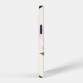 カラフルマカロンと花水彩 iPhoneケース (右側面)