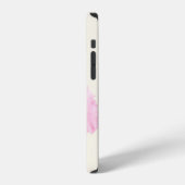 カラフルマカロンと花水彩 iPhoneケース (左側面)