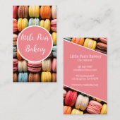 カラフルマカロンスバックグランドベーカリー 名刺 (正面/裏面)
