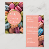 カラフルマカロンスバックグランドベーカリー 名刺 (正面/裏面)