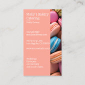 カラフルマカロンスバックグランドベーカリー 名刺 (裏面)