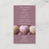 カラフルマカロンスバックグランドベーカリー 名刺 (裏面)