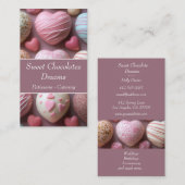 カラフルマカロンスバックグランドベーカリー 名刺 (正面/裏面)