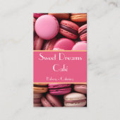 カラフルマカロンスバックグランドベーカリー 名刺 (正面)