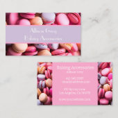 カラフルマカロンスバックグランドベーカリー 名刺 (正面/裏面)