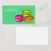 カラフルマカロン水彩画ファンキー術 ノートカード (正面/裏面)