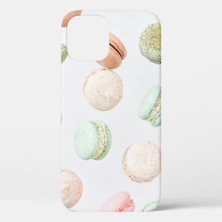 カラフルマカロン:甘い落下パターン。 iPhone 12ケース