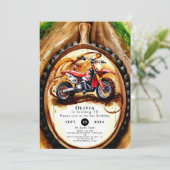 カラフルマジカルバイクバースデー 招待状 (スタンド正面)