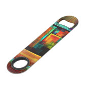 カラフルマスモダン抽象芸術アートパターン#04 スピード栓抜き (裏面アングル)