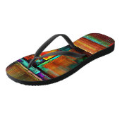 カラフルマスモダン抽象芸術アートパターン#04 ビーチサンダル (アングル)