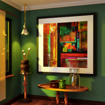 カラフルマスモダン抽象芸術アートパターン#04