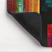 カラフルマスモダン抽象芸術アートパターン#04 マウスパッド (コーナー)