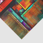 カラフルマスモダン抽象芸術アートパターン#04 薄葉紙 (詳細)