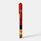 カラフルマスモダン抽象芸術アートパターン#04 iPhoneケース (左側面)