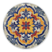 カラフルマラカシュタイルデザイン2 セラミックノブ (正面)