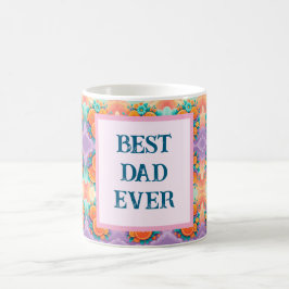 カラフルミカン最高のパパ コーヒーマグカップ