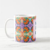 カラフルミカン最高のパパ コーヒーマグカップ (左)