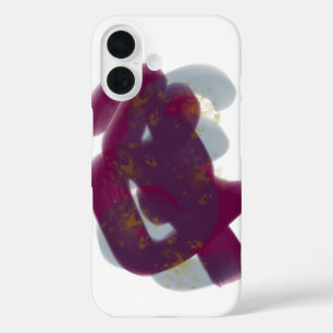 カラフルミニマル抽象芸術アートワークiPhone 16ケース iPhone 16ケース